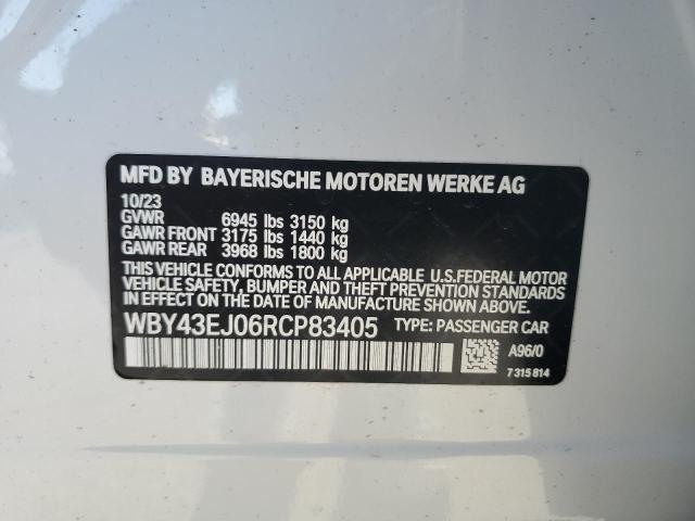 2024 BMW I7 EDRIVE5 WBY43EJ06RCP83405