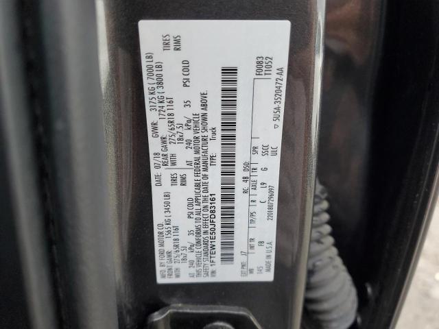 2018 FORD F150 SUPER - 1FTEW1E50JFD83161