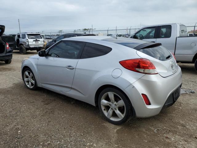 HYUNDAI VELOSTER 2012 silver  gas KMHTC6AD2CU026665 photo #3