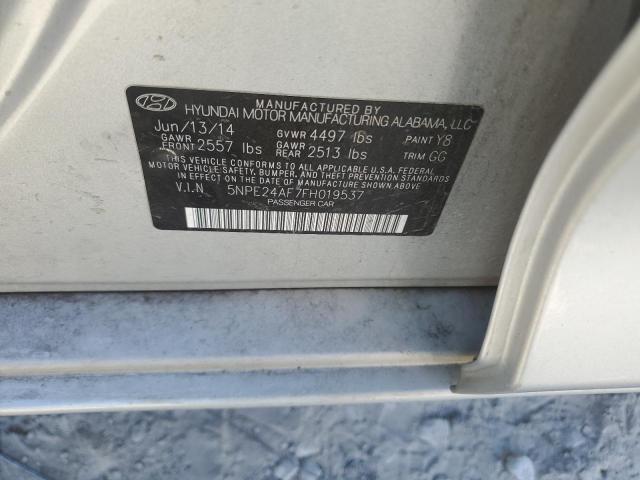 VIN 5NPE24AF7FH019537 2015 HYUNDAI SONATA no.13