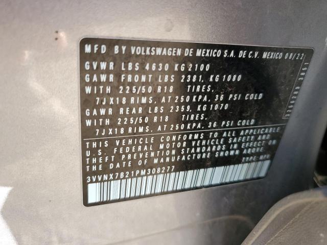 2023 VOLKSWAGEN TAOS SE - 3VVNX7B21PM308277