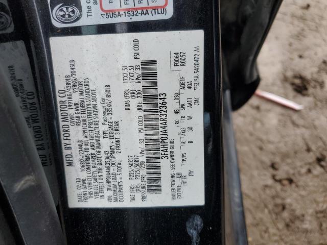 2010 FORD FUSION SEL - 3FAHP0JA4AR323643