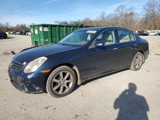 INFINITI G35 2006 blue sedan 4d gas JNKCV51F56M606120 photo #1