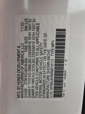 2024 HONDA ODYSSEY EL - 5FNRL6H99RB018113