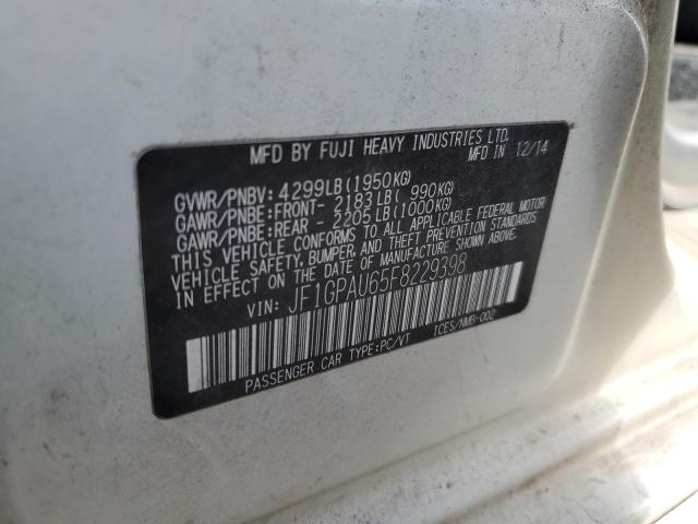 2015 SUBARU IMPREZA SP - JF1GPAU65F8229398