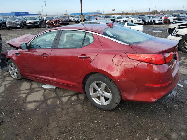 KIA OPTIMA LX 2015 red  gas 5XXGM4A70FG469246 photo #3