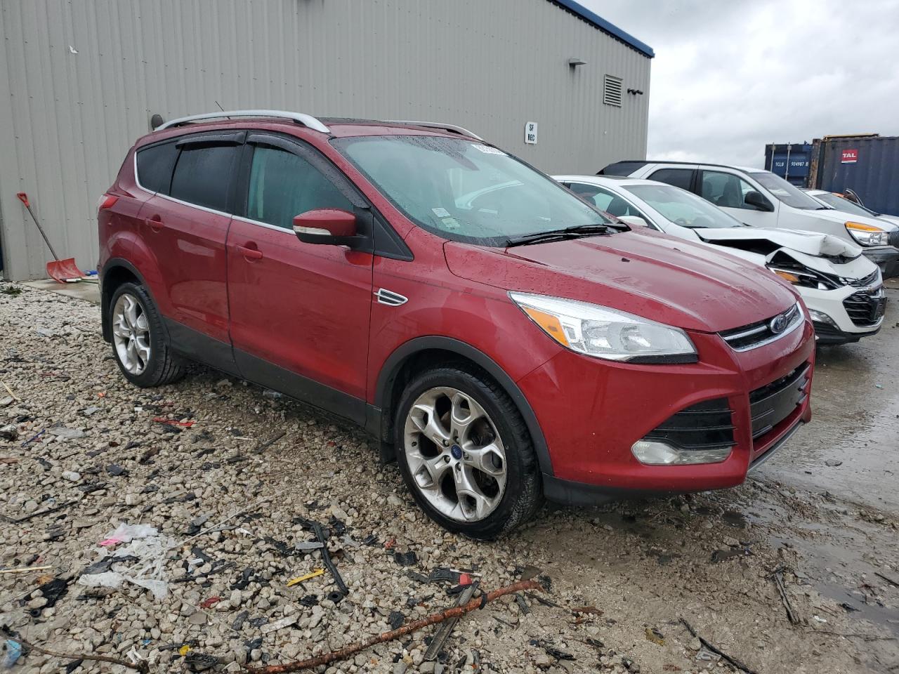 Lot #3025218608 2014 FORD ESCAPE TIT