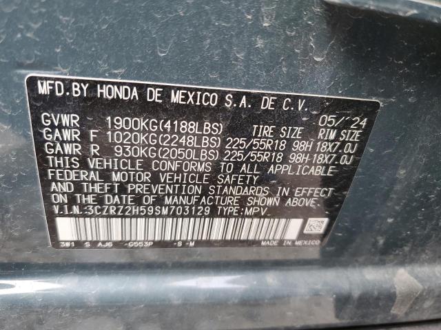 VIN 3CZRZ2H59SM703129 2025 HONDA HR-V no.13