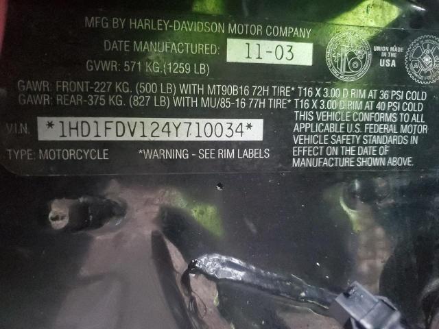 2004 HARLEY-DAVIDSON FLHR 1HD1FDV124Y710034