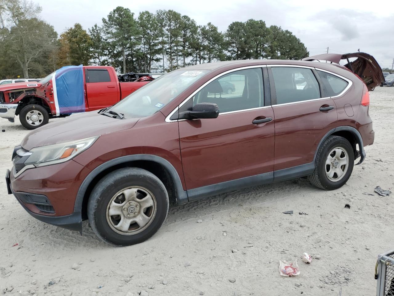 Lot #2989227650 2015 HONDA CR-V LX