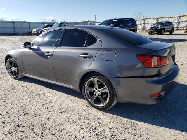 LEXUS IS 250 2012 gray sedan 4d gas JTHBF5C21C5165885 photo #3