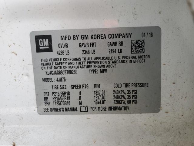 2018 BUICK ENCORE PRE - KL4CJASB9JB700260