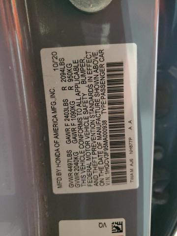 2021 HONDA ACCORD TOU - 1HGCV3F95MA000938