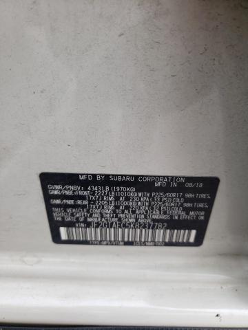2019 SUBARU CROSSTREK - JF2GTAEC5K8237782