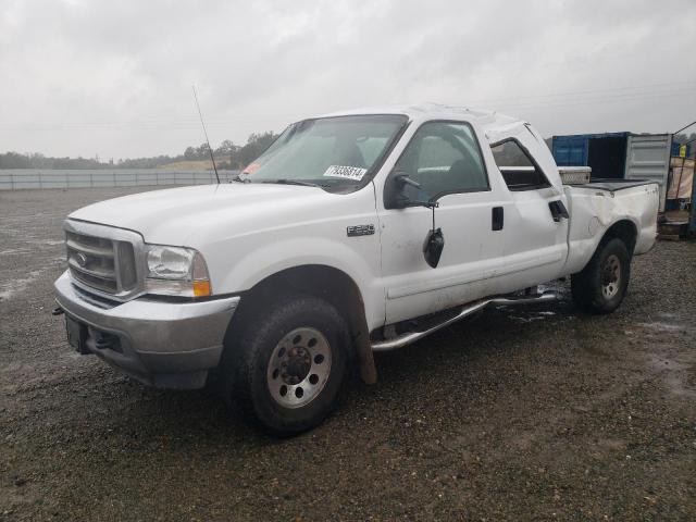 FORD F250 SUPER 2003 white  gas 1FTNW21S33EA22095 photo #1