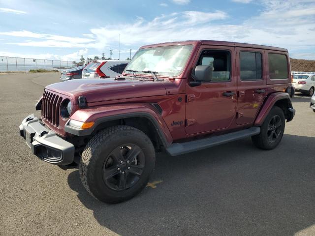 JEEP WRANGLER U 2021 red  gas 1C4HJXEN1MW822550 photo #1