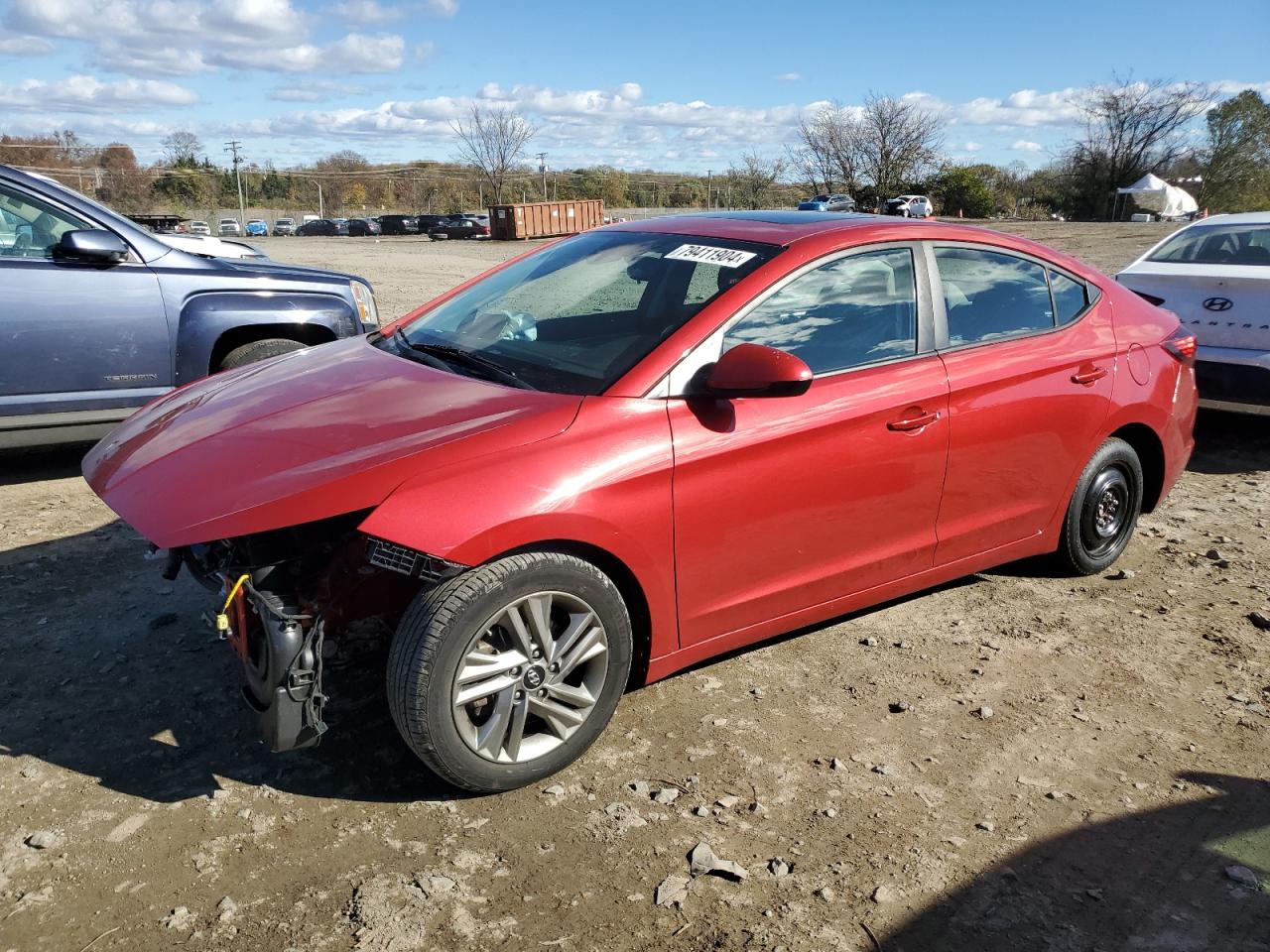 Lot #2972460718 2020 HYUNDAI ELANTRA SE