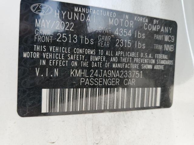 2022 HYUNDAI SONATA SE - KMHL24JA9NA233751