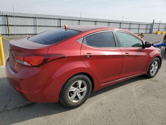 HYUNDAI ELANTRA SE 2014 red  gas 5NPDH4AE0EH536226 photo #4