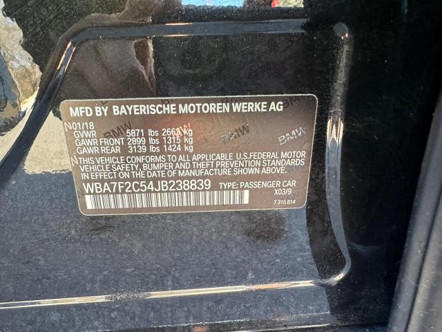 VIN WBA7F2C54JB238839 2018 BMW 7 SERIES no.10