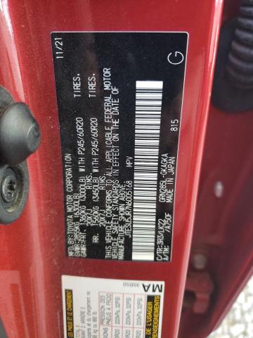 2022 TOYOTA 4RUNNER SR - JTESU5JR7N6005168