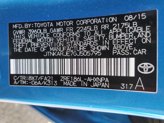 2016 TOYOTA SCION IM - JTNKARJE7GJ505795