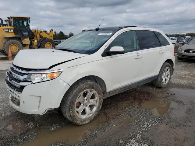 FORD EDGE SEL 2012 white  gas 2FMDK3JC9CBA56149 photo #1