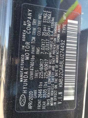 2020 HYUNDAI TUCSON SE - KM8J2CA48LU274492
