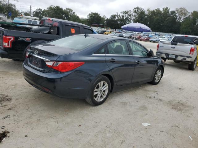 HYUNDAI SONATA GLS 2012 blue sedan 4d gas 5NPEB4AC4CH359973 photo #4