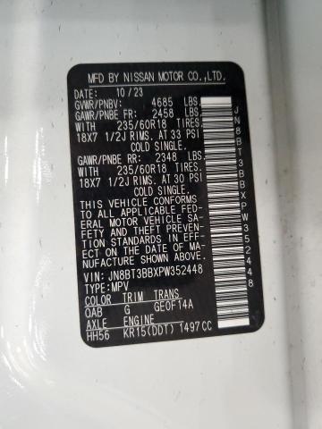 2023 NISSAN ROGUE SV - JN8BT3BBXPW352448