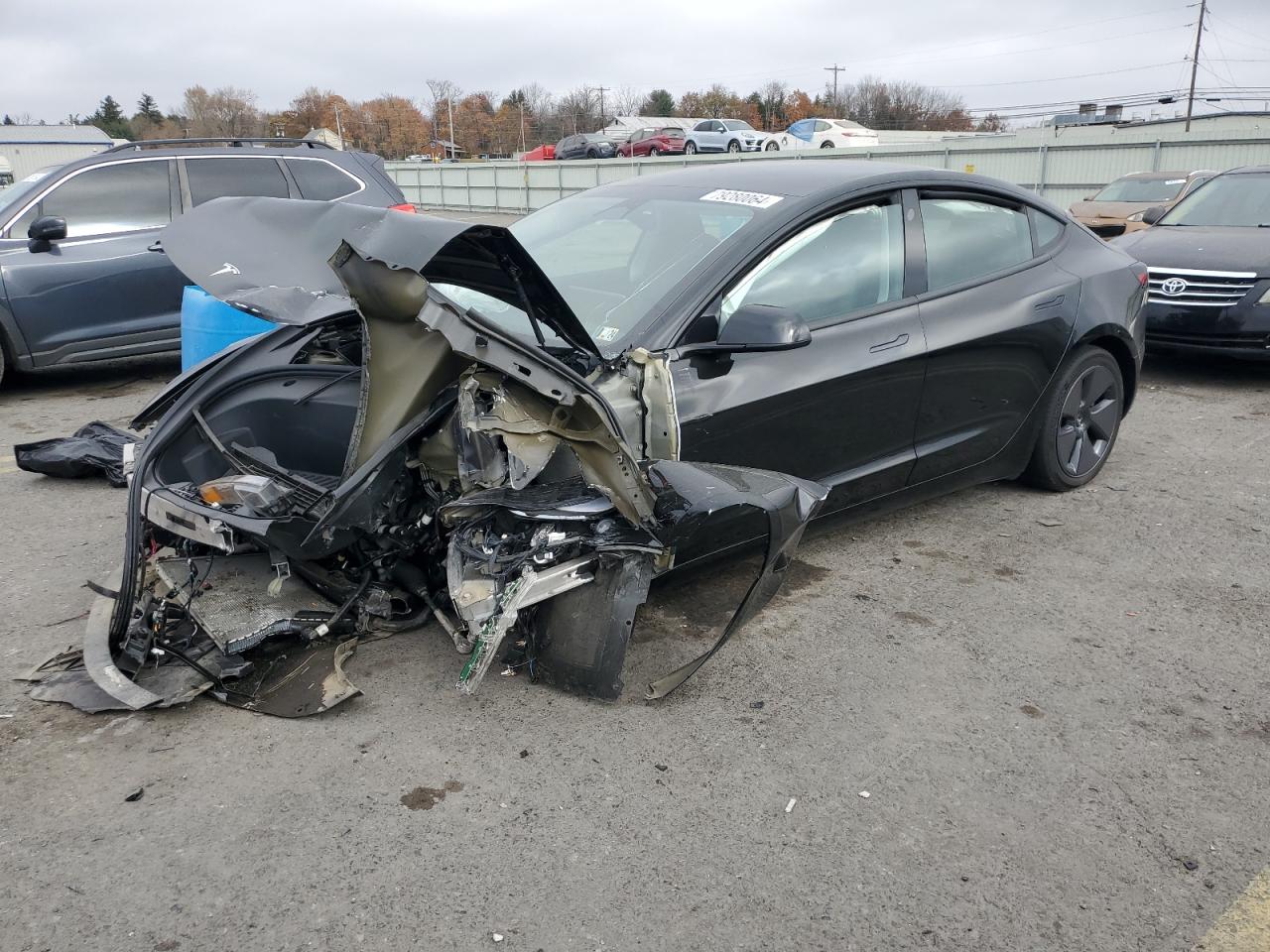 Lot #2978540226 2023 TESLA MODEL 3