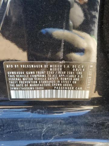 2019 VOLKSWAGEN GOLF ALLTR - 3VWH17AUXKM518494