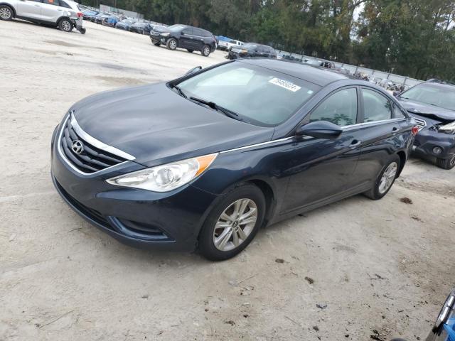 HYUNDAI SONATA GLS 2012 blue sedan 4d gas 5NPEB4AC4CH359973 photo #1