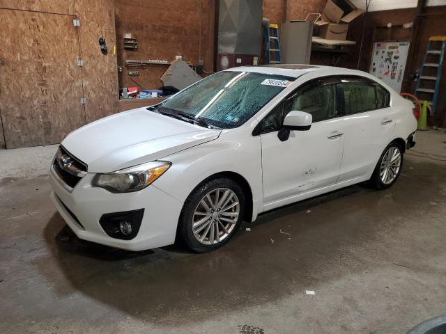 SUBARU IMPREZA LI 2013 white  gas JF1GJAH60DH012642 photo #1