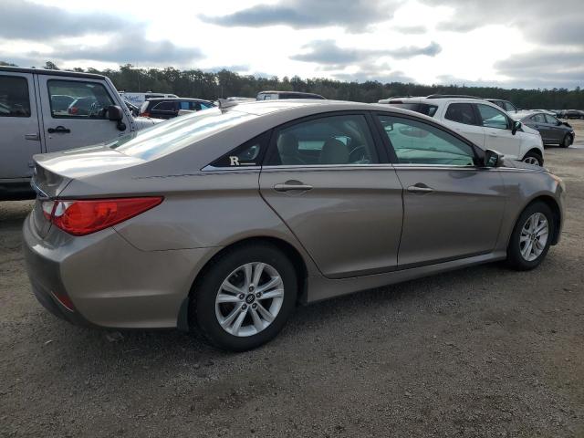 HYUNDAI SONATA GLS 2014 tan  gas 5NPEB4AC2EH907455 photo #4