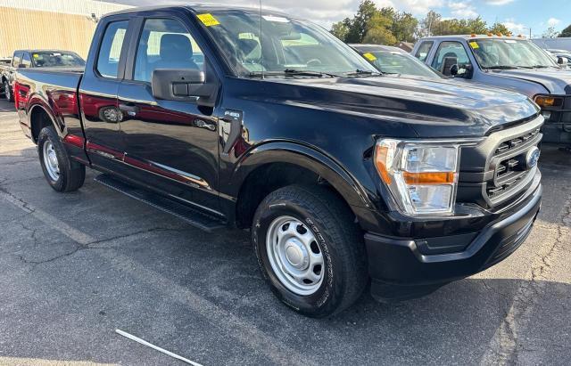 FORD F150 SUPER 2021 black  gas 1FTFX1E55MFB63889 photo #1