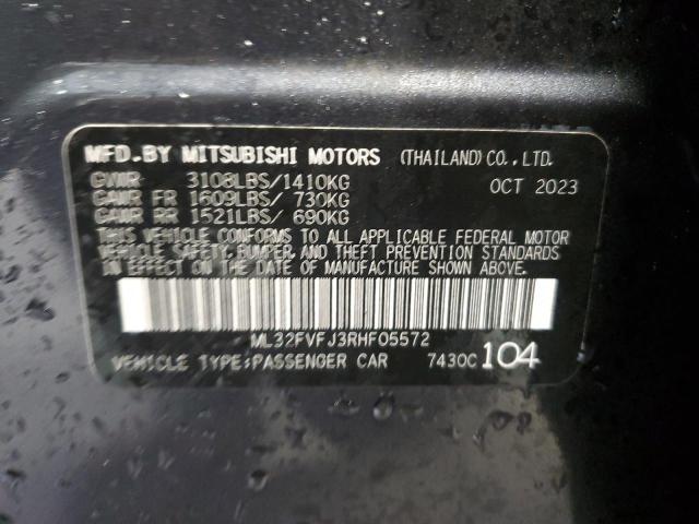 2024 MITSUBISHI MIRAGE G4 - ML32FVFJ3RHF05572