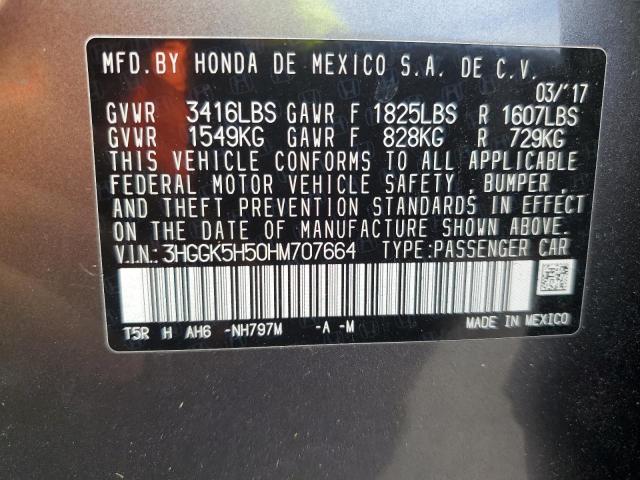 2017 HONDA FIT LX - 3HGGK5H50HM707664