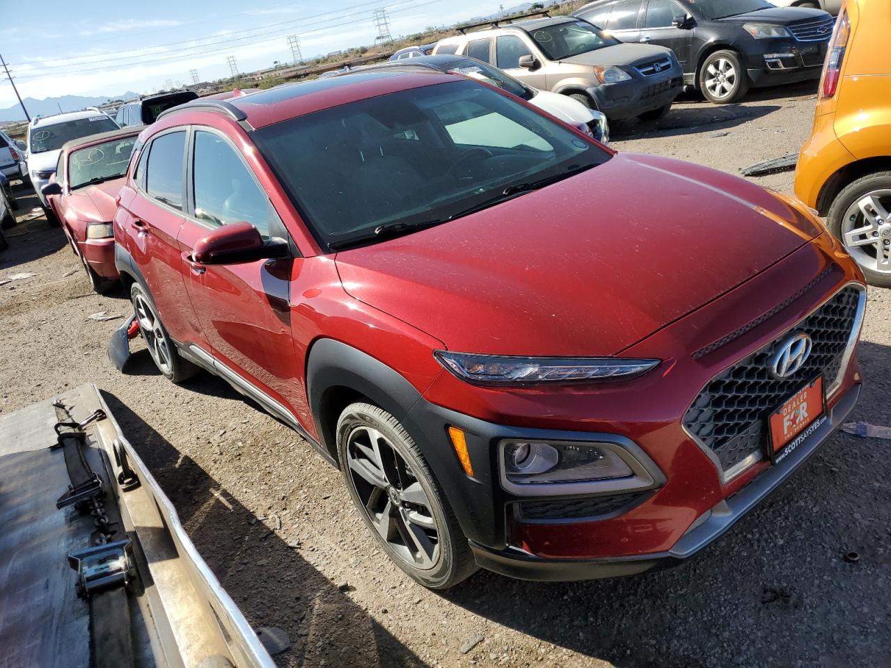 Lot #2988809652 2021 HYUNDAI KONA LIMIT