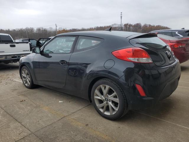 HYUNDAI VELOSTER 2017 black coupe 3d gas KMHTC6ADXHU318295 photo #3