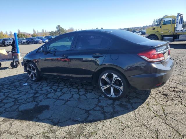 HONDA CIVIC LX 2013 black  gas 19XFB2F58DE227842 photo #3