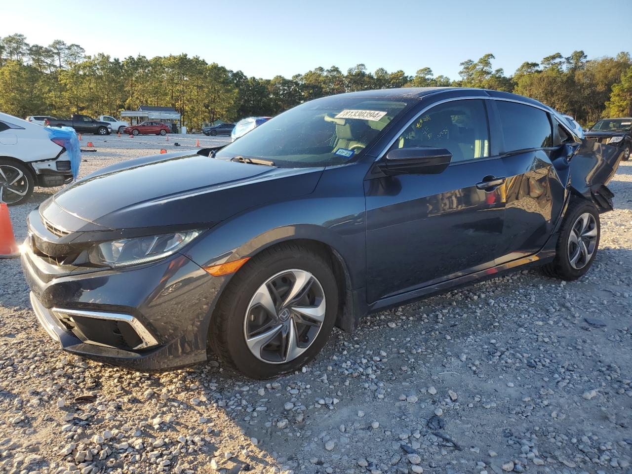 Lot #3020991396 2020 HONDA CIVIC LX