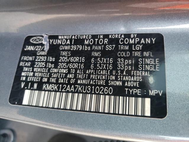 2019 HYUNDAI KONA SE - KM8K12AA7KU310260