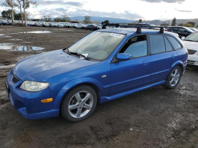 MAZDA PROTEGE PR 2003 blue  gas JM1BJ245431193789 photo #1