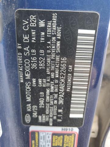 2019 KIA RIO - 3KPA24AB5KE226616