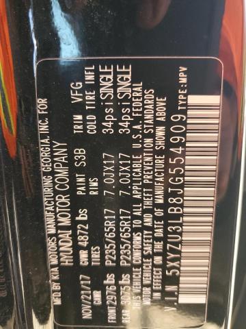 2018 HYUNDAI SANTA FE S - 5XYZU3LB8JG554909