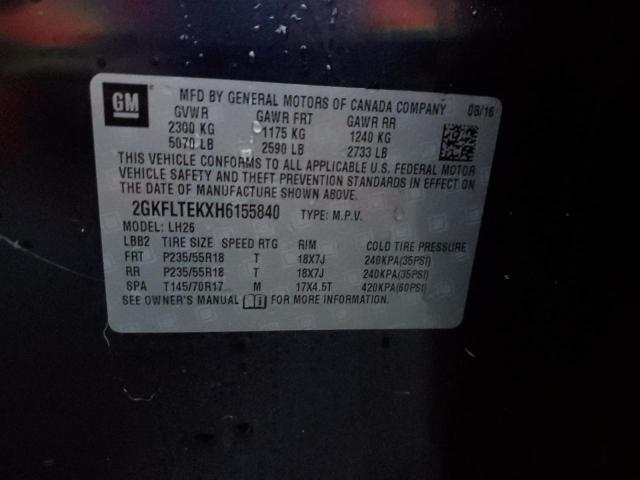 2017 GMC TERRAIN SL - 2GKFLTEKXH6155840