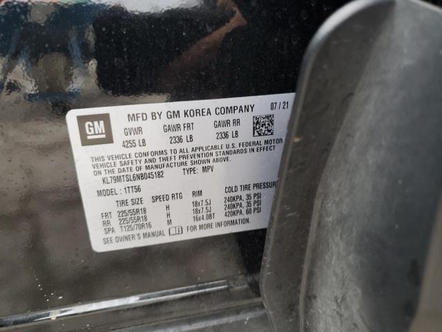 2022 CHEVROLET TRAILBLAZE - KL79MTSL6NB045182