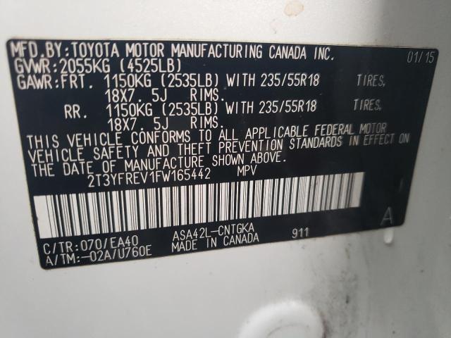 2015 TOYOTA RAV4 LIMIT - 2T3YFREV1FW165442