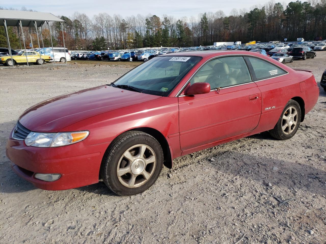 Lot #3027080775 2003 TOYOTA CAMRY SOLA